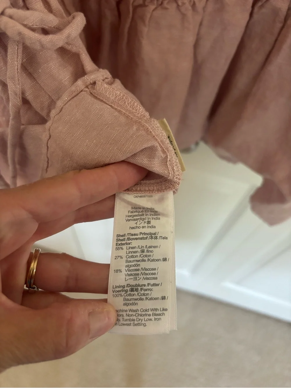 Madewell pale pink